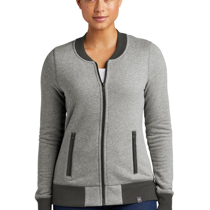 New Era ® Women's French Terry Baseball Full-Zip. LNEA503