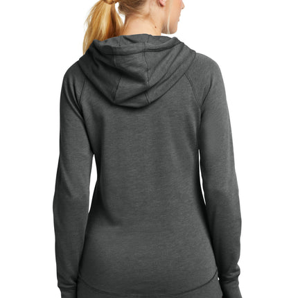 New Era  ® Women's Tri-Blend Fleece Pullover Hoodie. LNEA510