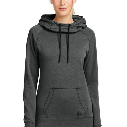 New Era  ® Women's Tri-Blend Fleece Pullover Hoodie. LNEA510