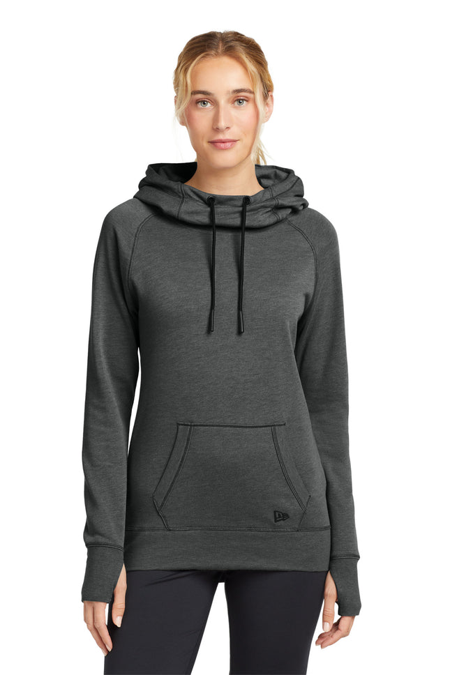New Era  ® Women's Tri-Blend Fleece Pullover Hoodie. LNEA510