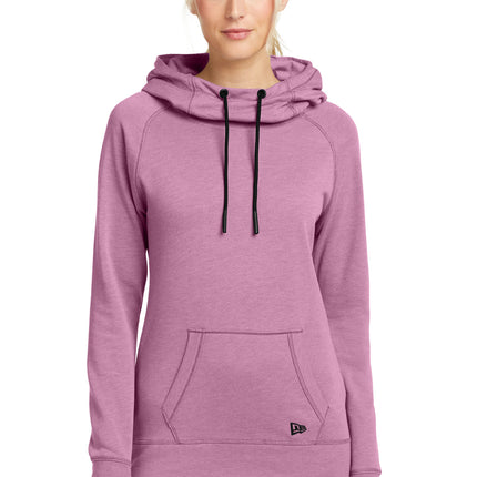 New Era  ® Women's Tri-Blend Fleece Pullover Hoodie. LNEA510