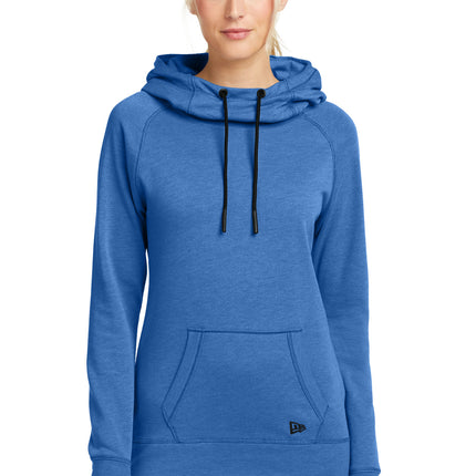 New Era  ® Women's Tri-Blend Fleece Pullover Hoodie. LNEA510