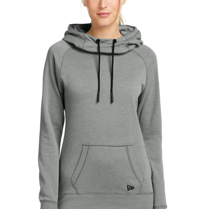 New Era  ® Women's Tri-Blend Fleece Pullover Hoodie. LNEA510