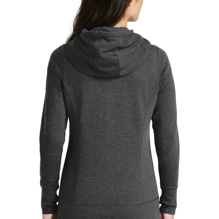 New Era  ® Women's Tri-Blend Fleece Full-Zip Hoodie. LNEA511