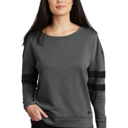 New Era  ® Ladies Tri-Blend Fleece Varsity Crew LNEA513