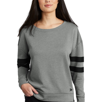 New Era  ® Ladies Tri-Blend Fleece Varsity Crew LNEA513