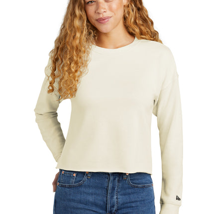 New Era ® Women's Tri-Blend Fleece Crop Crew LNEA514