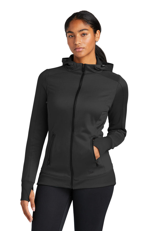 New Era  ® Women's Venue Fleece Full-Zip Hoodie. LNEA522