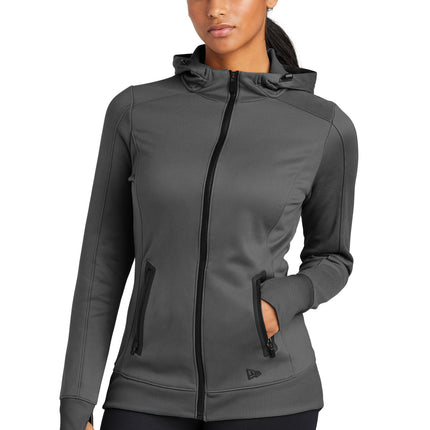 New Era  ® Women's Venue Fleece Full-Zip Hoodie. LNEA522