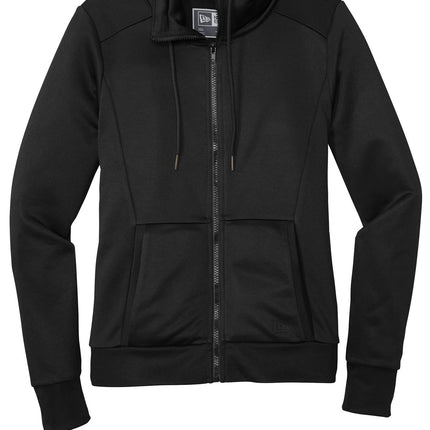 New Era ® Women's Performance Terry Full-Zip Cowl LNEA530