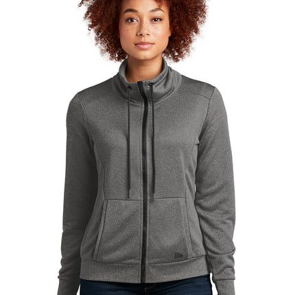 New Era ® Women's Performance Terry Full-Zip Cowl LNEA530