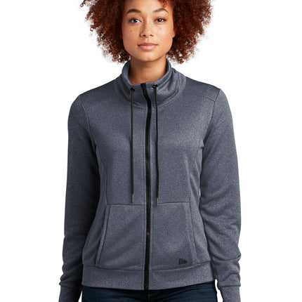 New Era ® Women's Performance Terry Full-Zip Cowl LNEA530