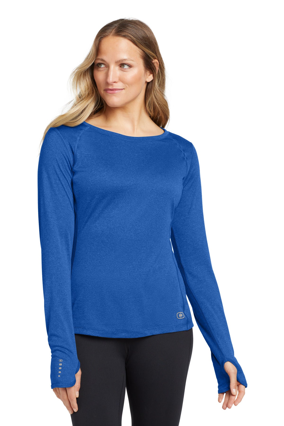 OGIO® Women's Long Sleeve Pulse Crew LOE321