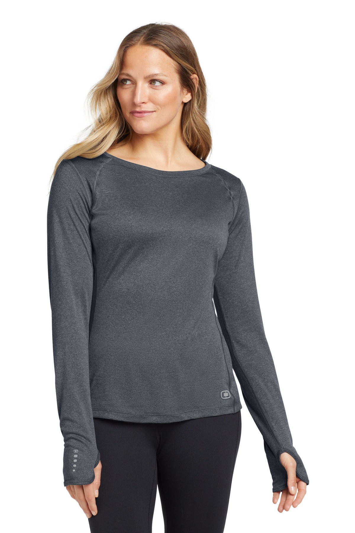 OGIO® Women's Long Sleeve Pulse Crew LOE321