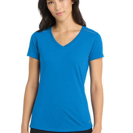OGIO  ® Women's Peak V-Neck Tee. LOE337