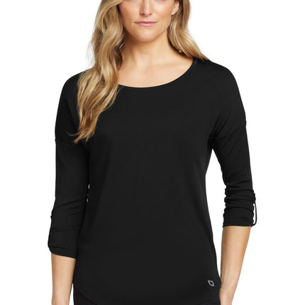 OGIO  ®  Women's Gravitate Scoop 3/4-Sleeve . LOG141