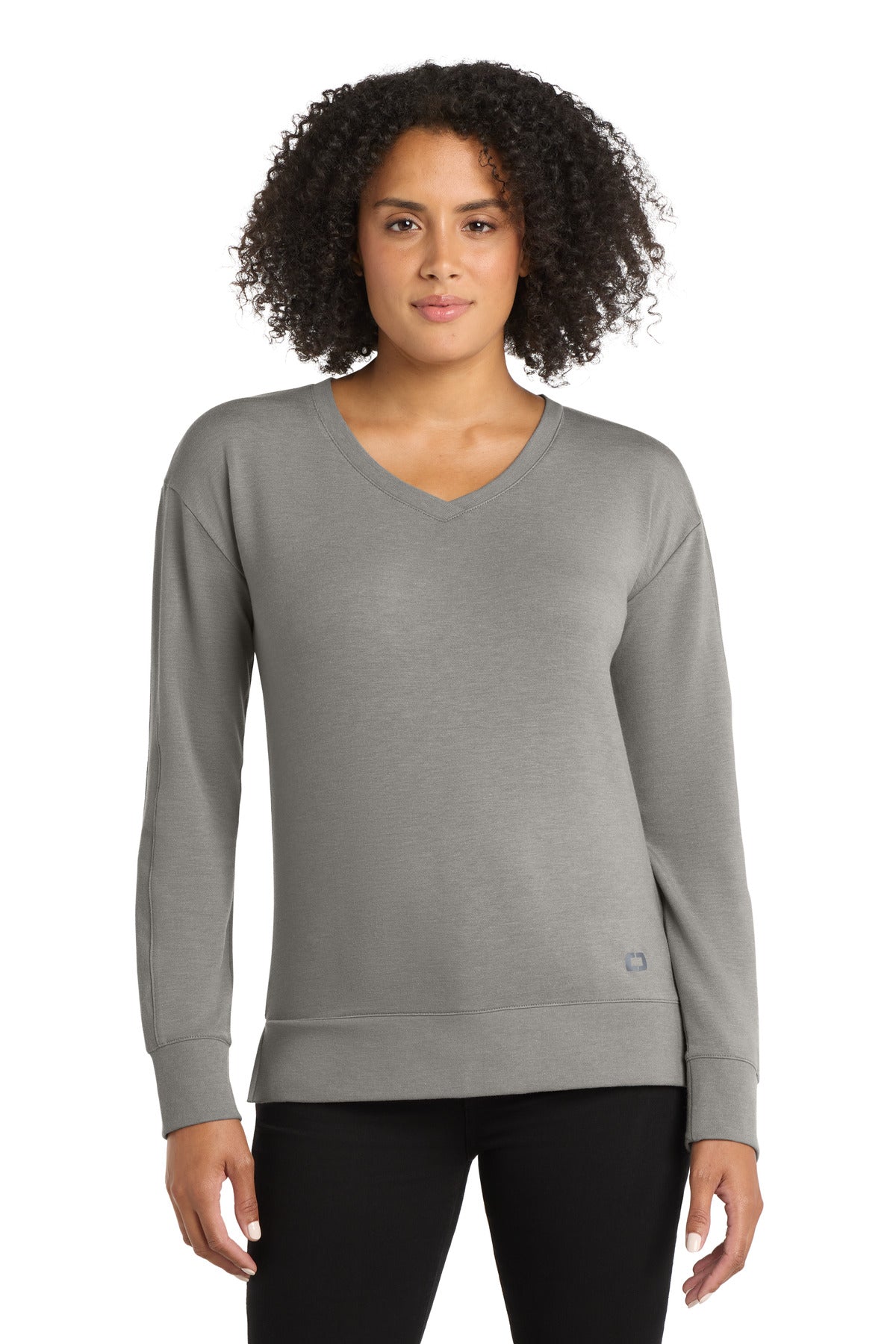OGIO® Women's Luuma Flex Long Sleeve V-Neck LOG825