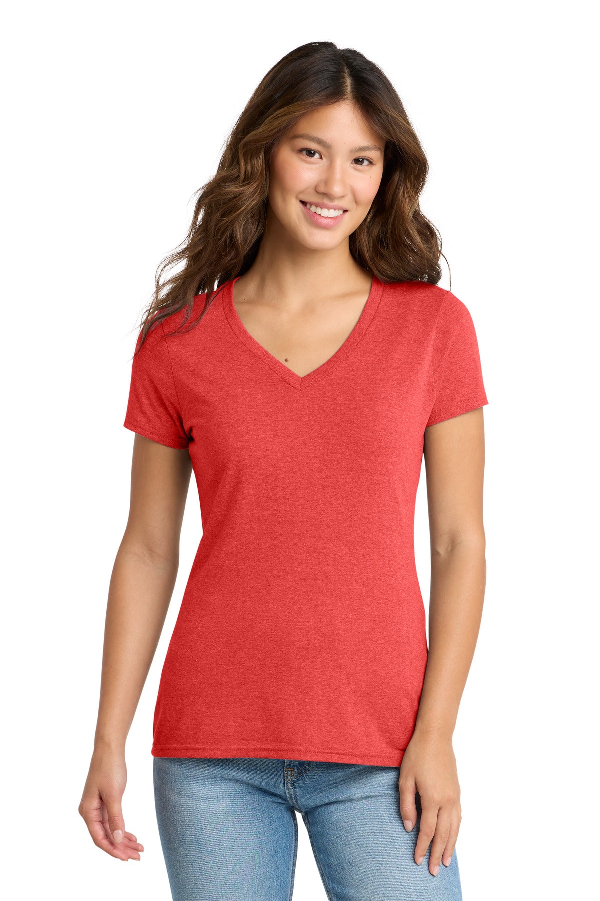 Port & Co™ Women's Tri-Blend V-Neck Tee LPC330V
