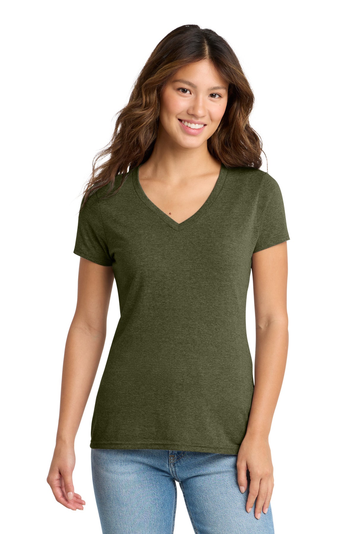 Port & Co™ Women's Tri-Blend V-Neck Tee LPC330V