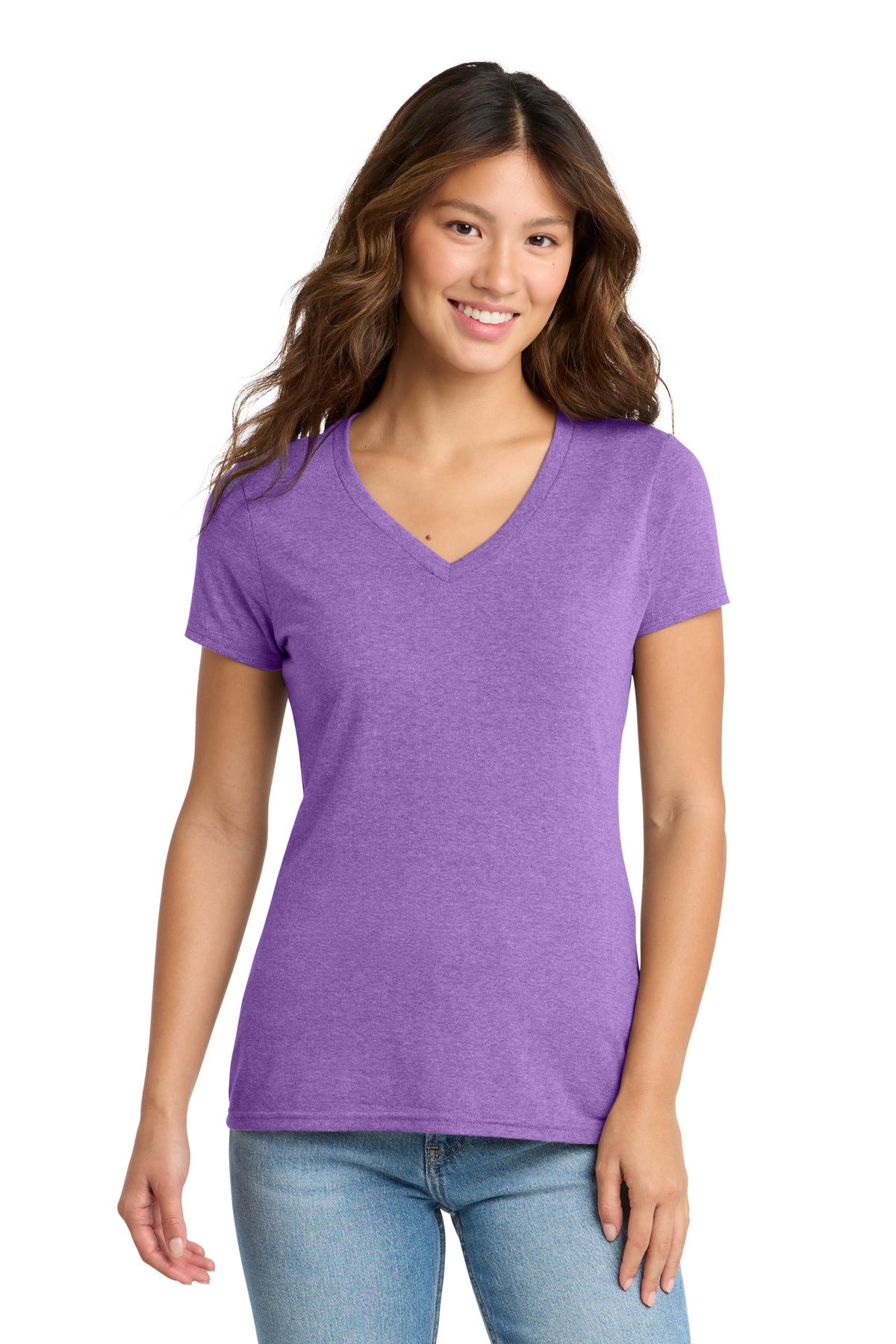 Port & Co™ Women's Tri-Blend V-Neck Tee LPC330V