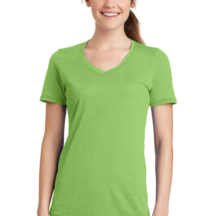 Port & Company ®  Women's Performance Blend V-Neck Tee. LPC381V