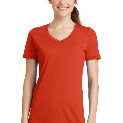 Port & Company ®  Women's Performance Blend V-Neck Tee. LPC381V