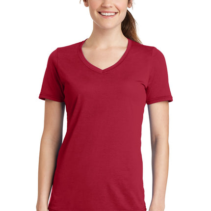 Port & Company ®  Women's Performance Blend V-Neck Tee. LPC381V
