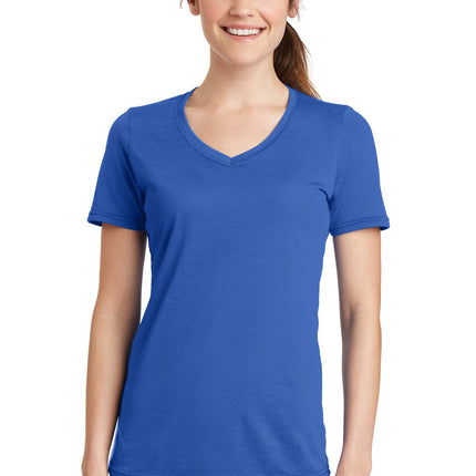 Port & Company ®  Women's Performance Blend V-Neck Tee. LPC381V