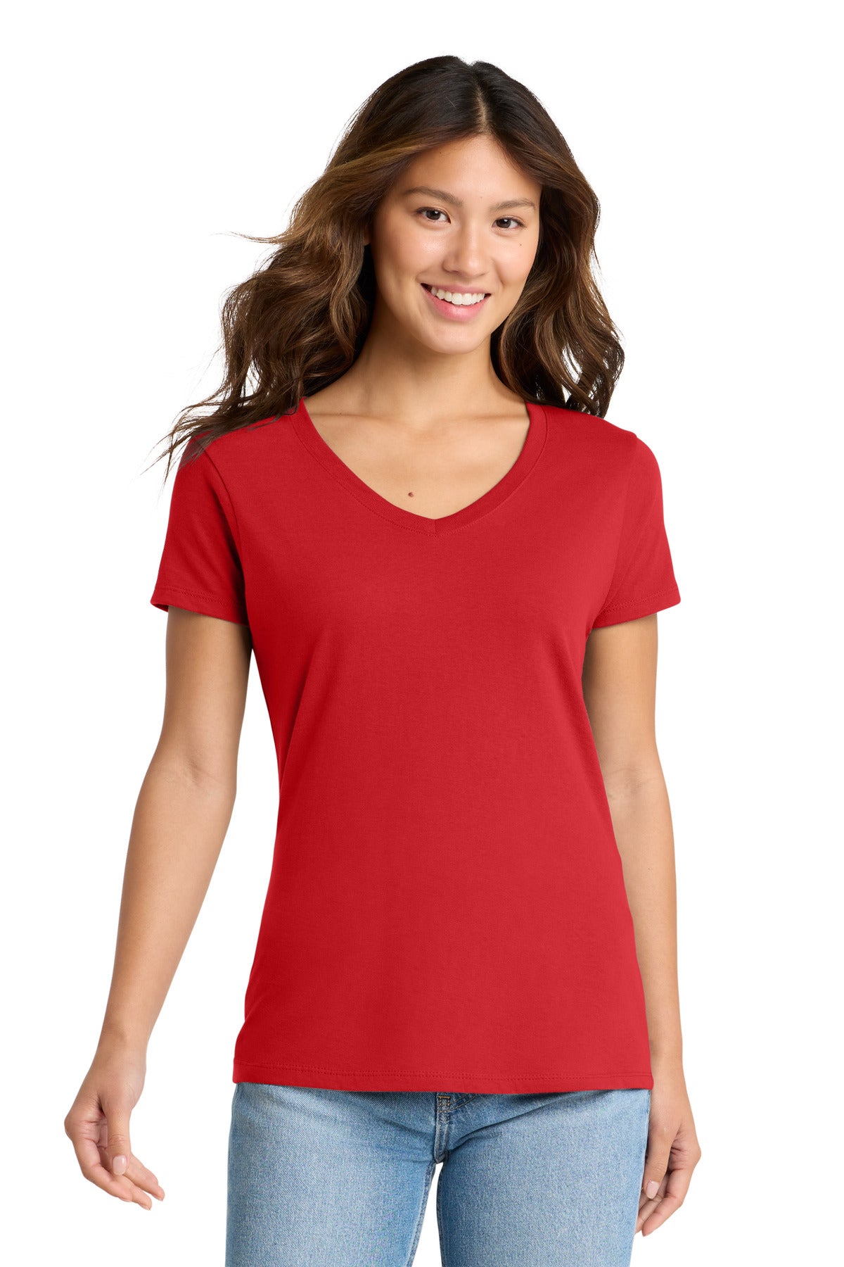 Port & Co™ Women's Fan Favorite V-Neck Tee LPC450V