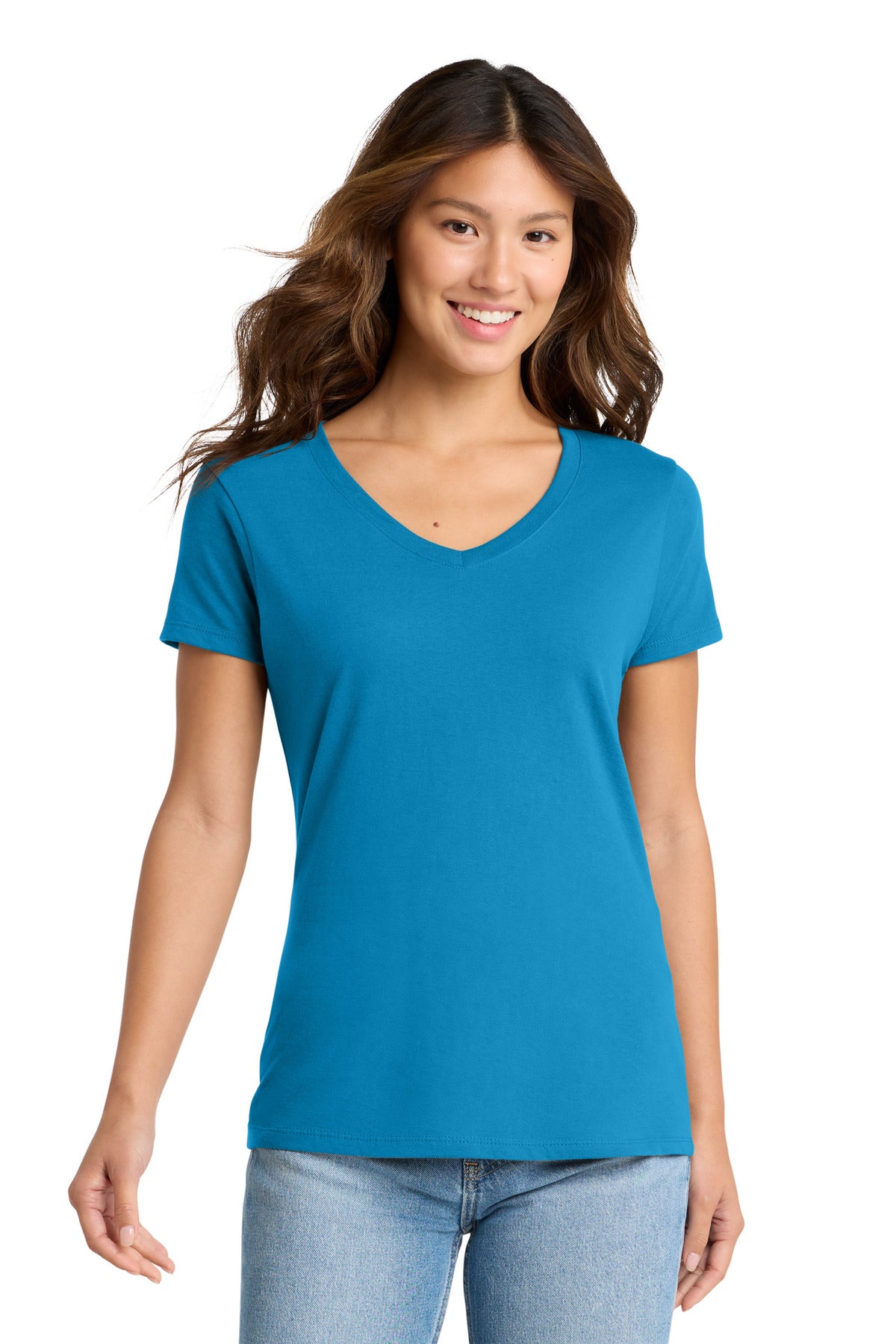Port & Co™ Women's Fan Favorite V-Neck Tee LPC450V