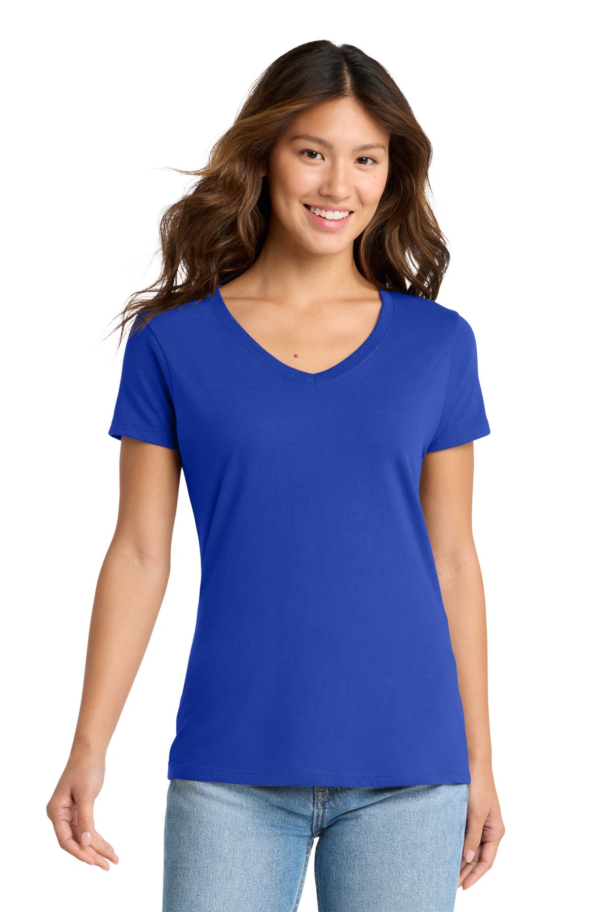 Port & Co™ Women's Fan Favorite V-Neck Tee LPC450V
