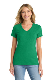 Port & Co™ Women's Fan Favorite™ Blend V-Neck Tee LPC455V