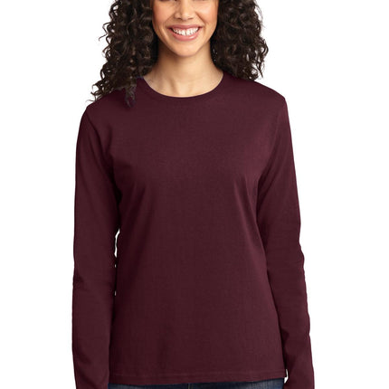 Port & Company ®  Women's Long Sleeve Core Cotton Tee. LPC54LS