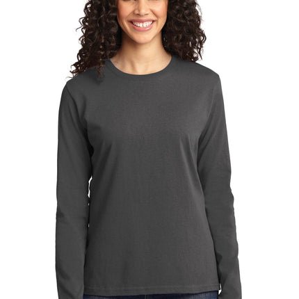 Port & Company ®  Women's Long Sleeve Core Cotton Tee. LPC54LS