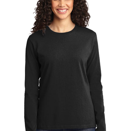 Port & Company ®  Women's Long Sleeve Core Cotton Tee. LPC54LS