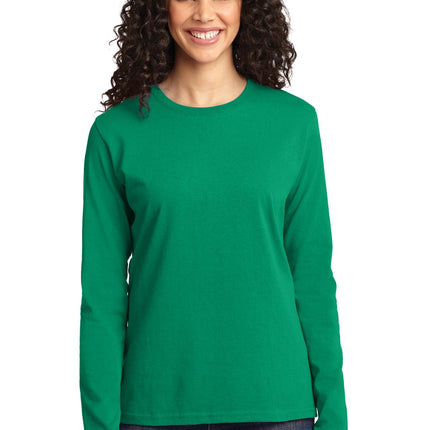 Port & Company ®  Women's Long Sleeve Core Cotton Tee. LPC54LS