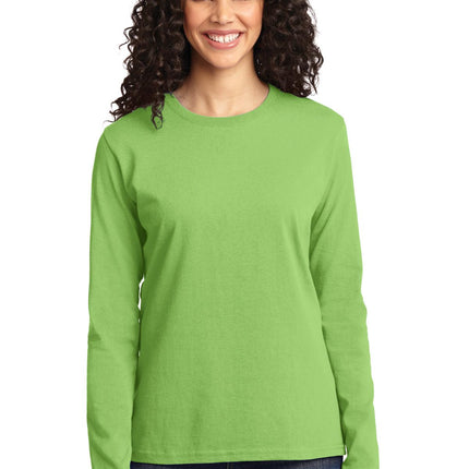 Port & Company ®  Women's Long Sleeve Core Cotton Tee. LPC54LS