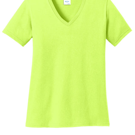Port & Company ®  Women's Core Cotton V-Neck Tee. LPC54V