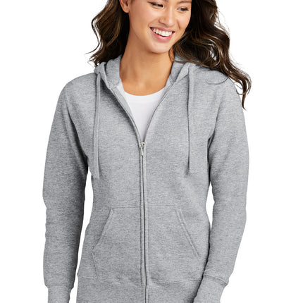 Port & Company ®  Women's Core Fleece Full-Zip Hooded Sweatshirt. LPC78ZH