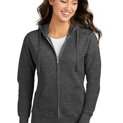 Port & Company ®  Women's Core Fleece Full-Zip Hooded Sweatshirt. LPC78ZH