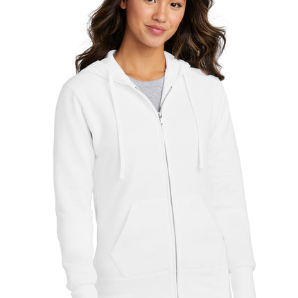 Port & Company ®  Women's Core Fleece Full-Zip Hooded Sweatshirt. LPC78ZH