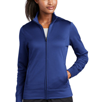 Sport-Tek ®  Women's Sport-Wick ®  Fleece Full-Zip Jacket.  LST241