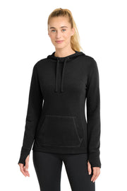 Sport-Tek ® Women's PosiCharge ® Tri-Blend Wicking Fleece Hooded Pullover LST296