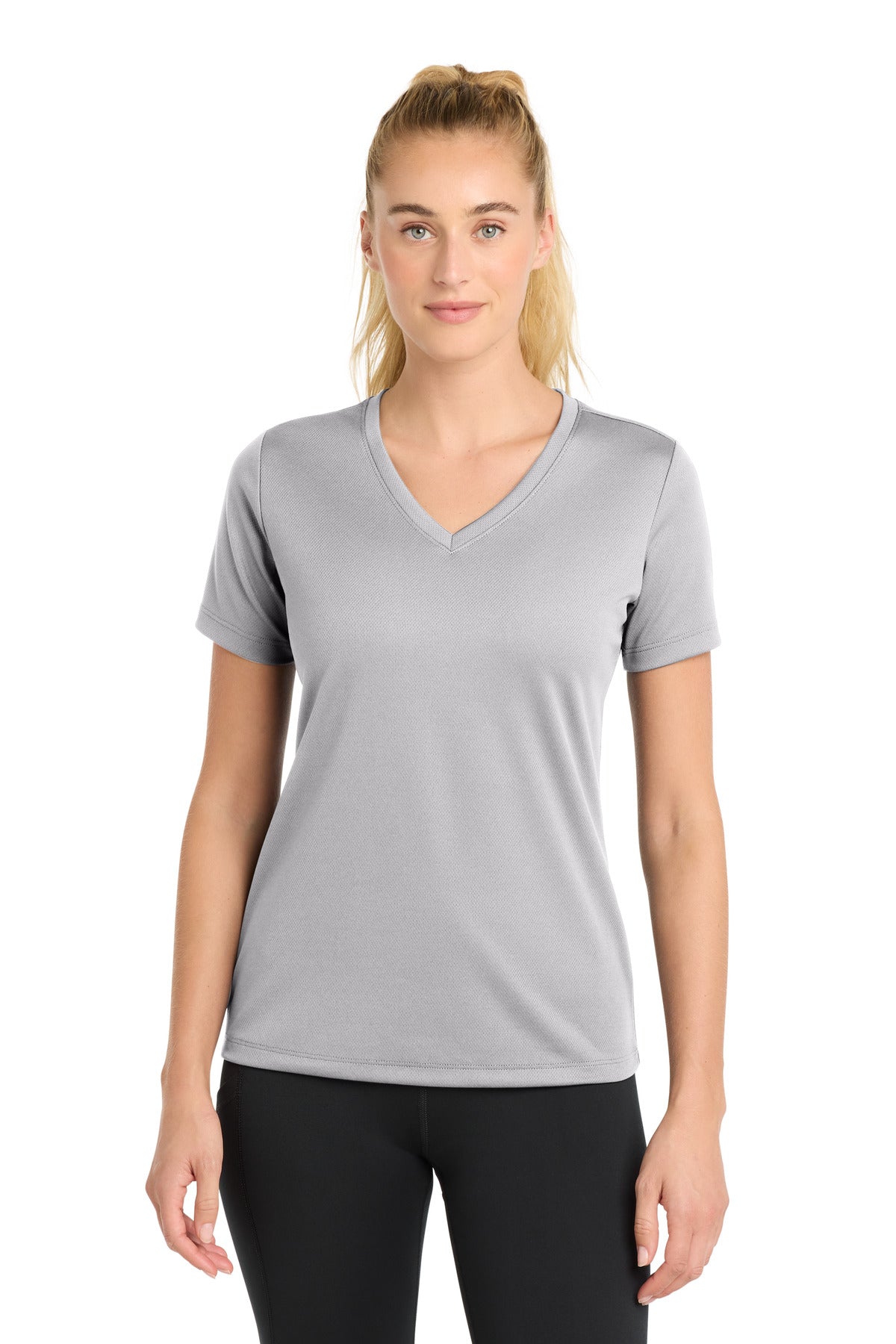 Sport-Tek® Women's PosiCharge® RacerMesh® V-Neck Tee LST340