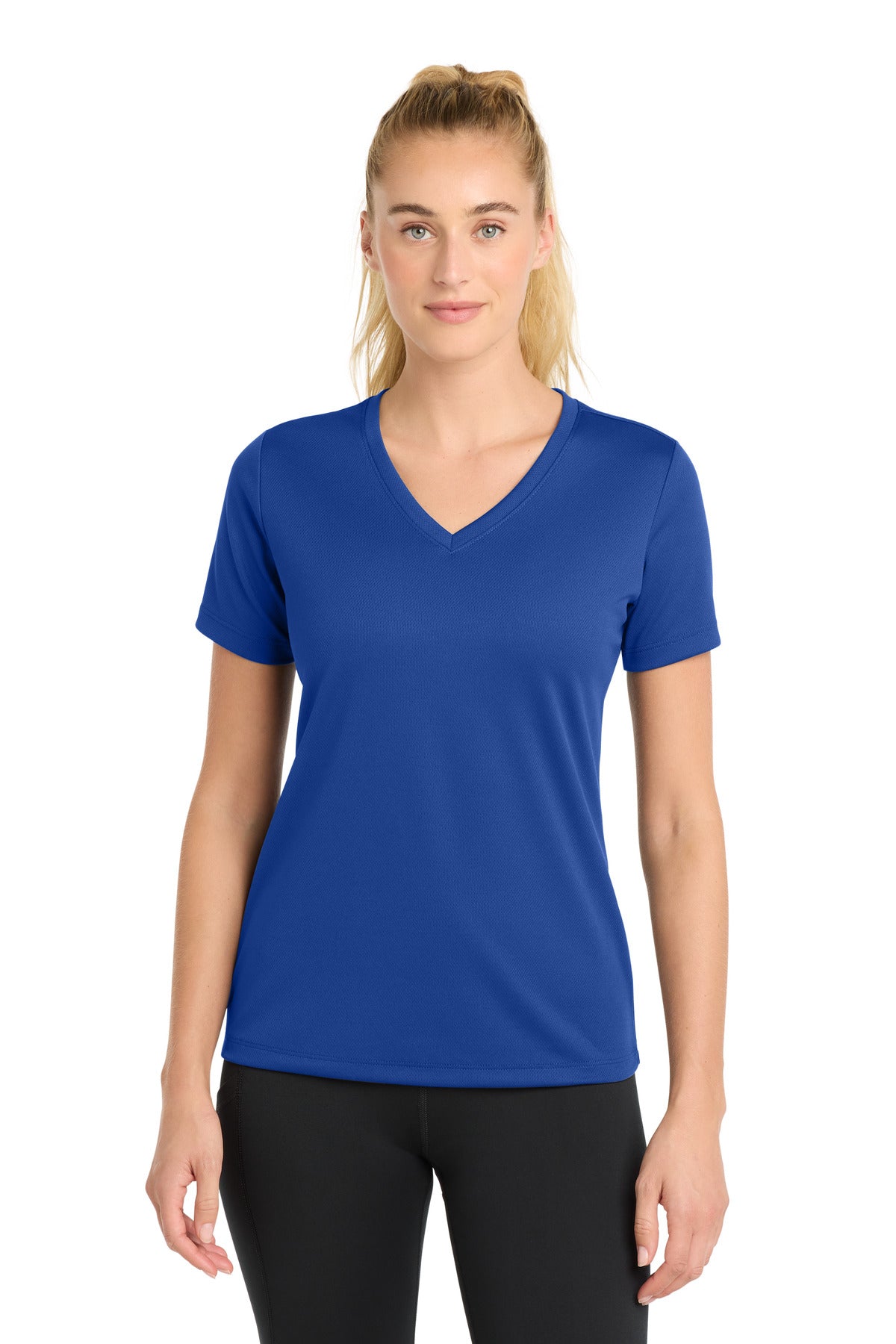 Sport-Tek® Women's PosiCharge® RacerMesh® V-Neck Tee LST340