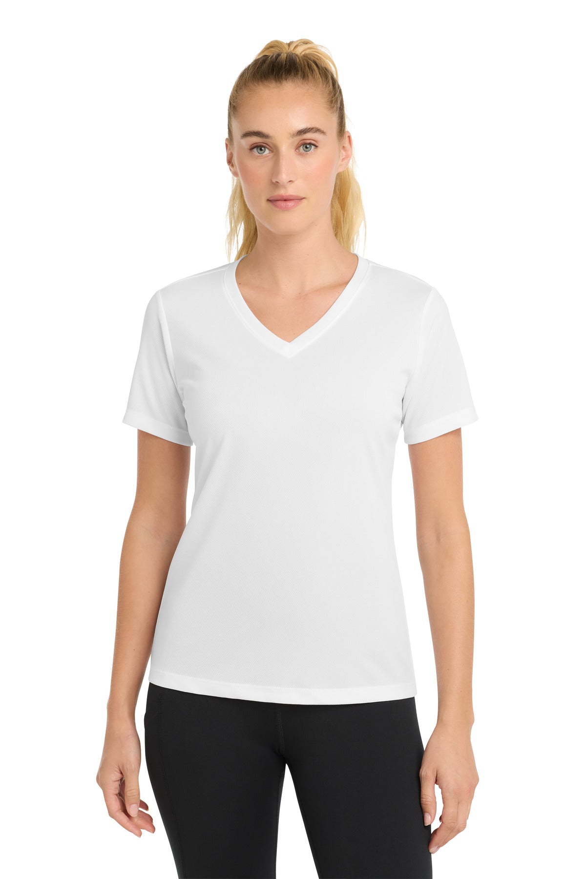 Sport-Tek® Women's PosiCharge® RacerMesh® V-Neck Tee LST340