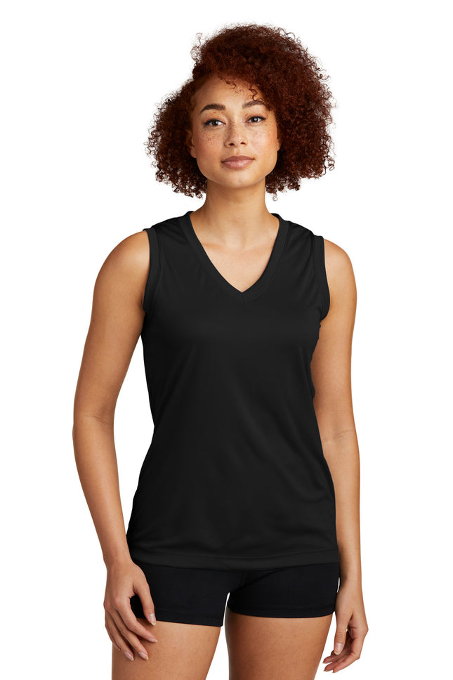 Sport-Tek ®  Women's Sleeveless PosiCharge ®  Competitor V-Neck Tee. LST352