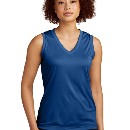 Sport-Tek ®  Women's Sleeveless PosiCharge ®  Competitor V-Neck Tee. LST352