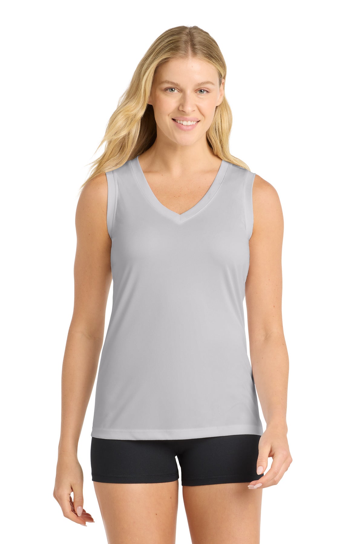Sport-Tek® Women's Sleeveless PosiCharge® Competitor V-Neck Tee LST352