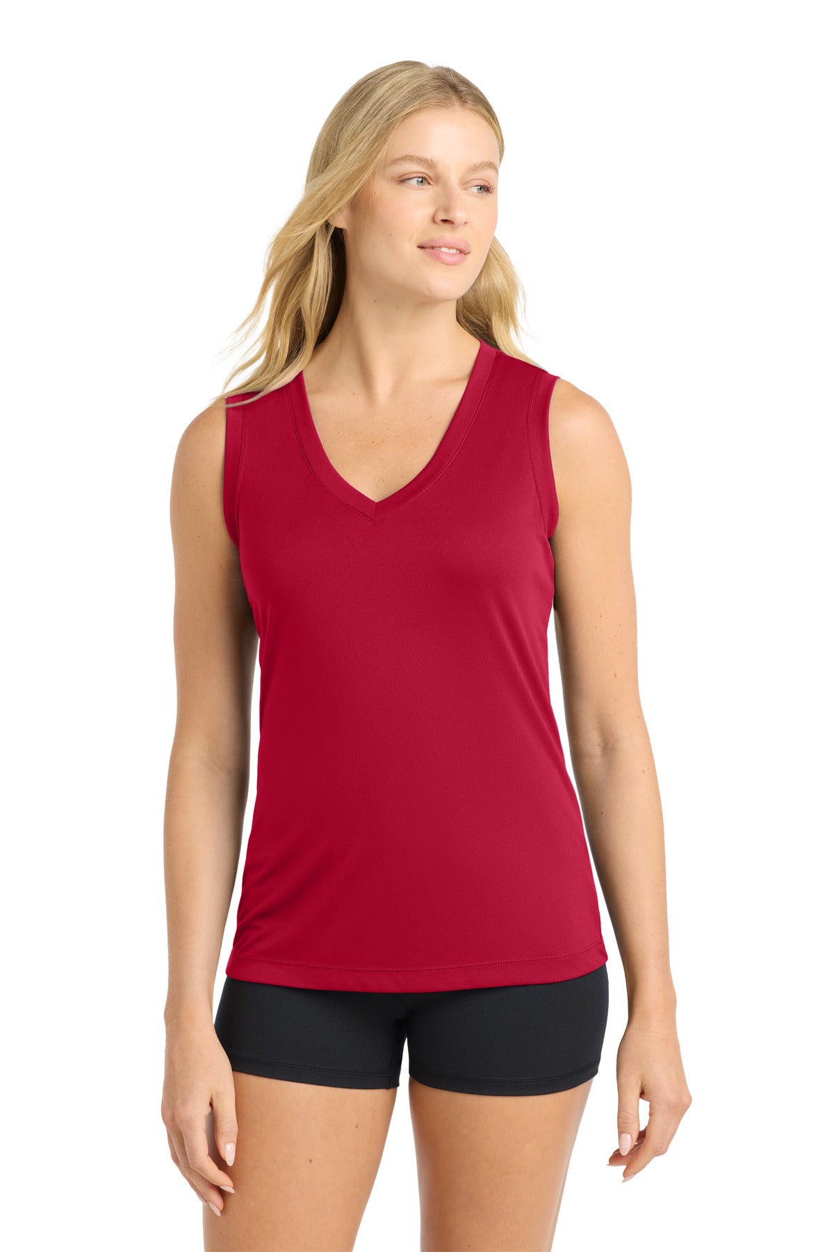 Sport-Tek® Women's Sleeveless PosiCharge® Competitor V-Neck Tee LST352